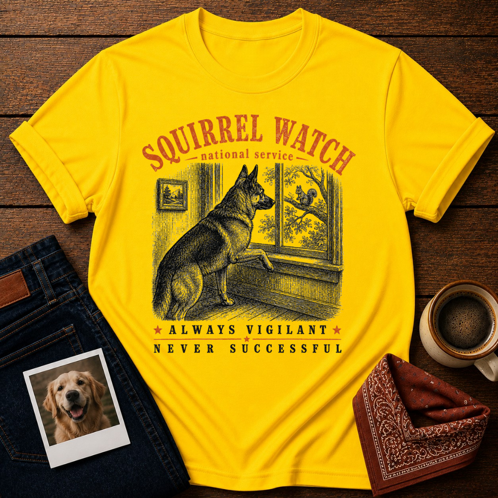 Squirrel Watch Dog T-Shirt