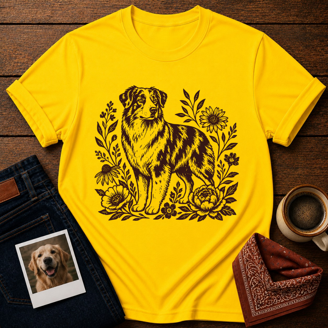 Floral Aussie T-Shirt