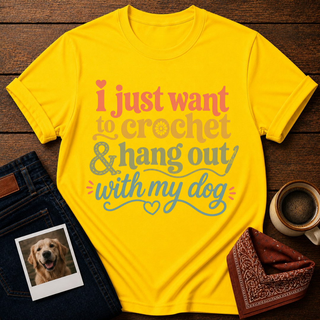 My Dog & My Crochet Era T-Shirt