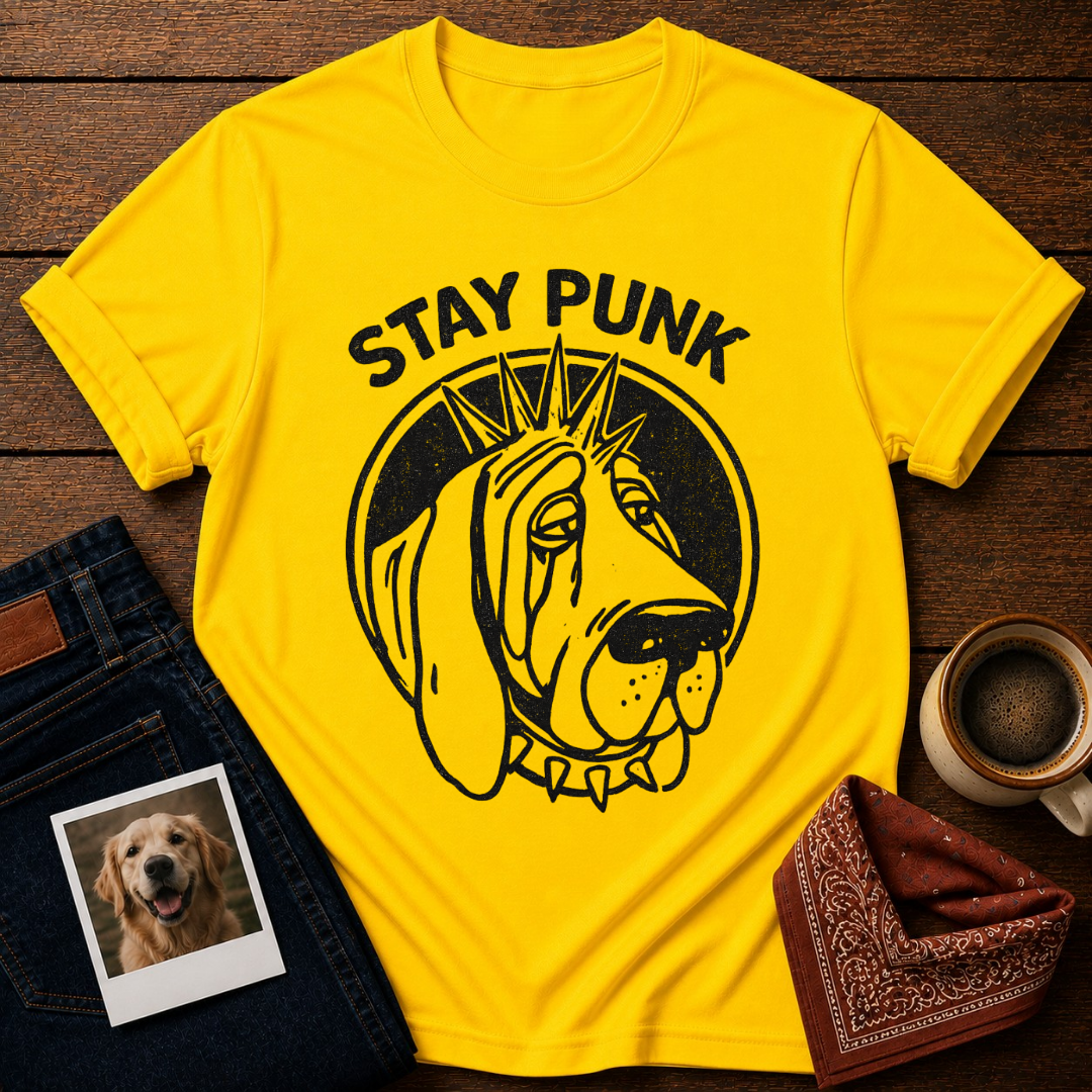 Stay Punk Dog T-Shirt