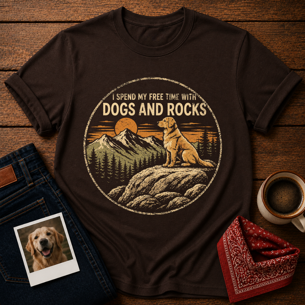 Dogs And Rocks Society T-Shirt