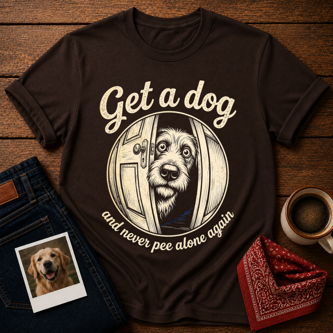 Never Pee Alone Again T-Shirt
