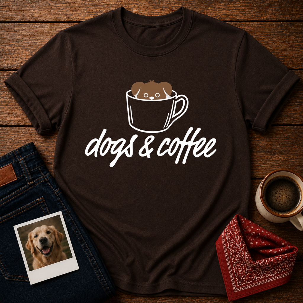 Dogs & Coffee T-Shirt