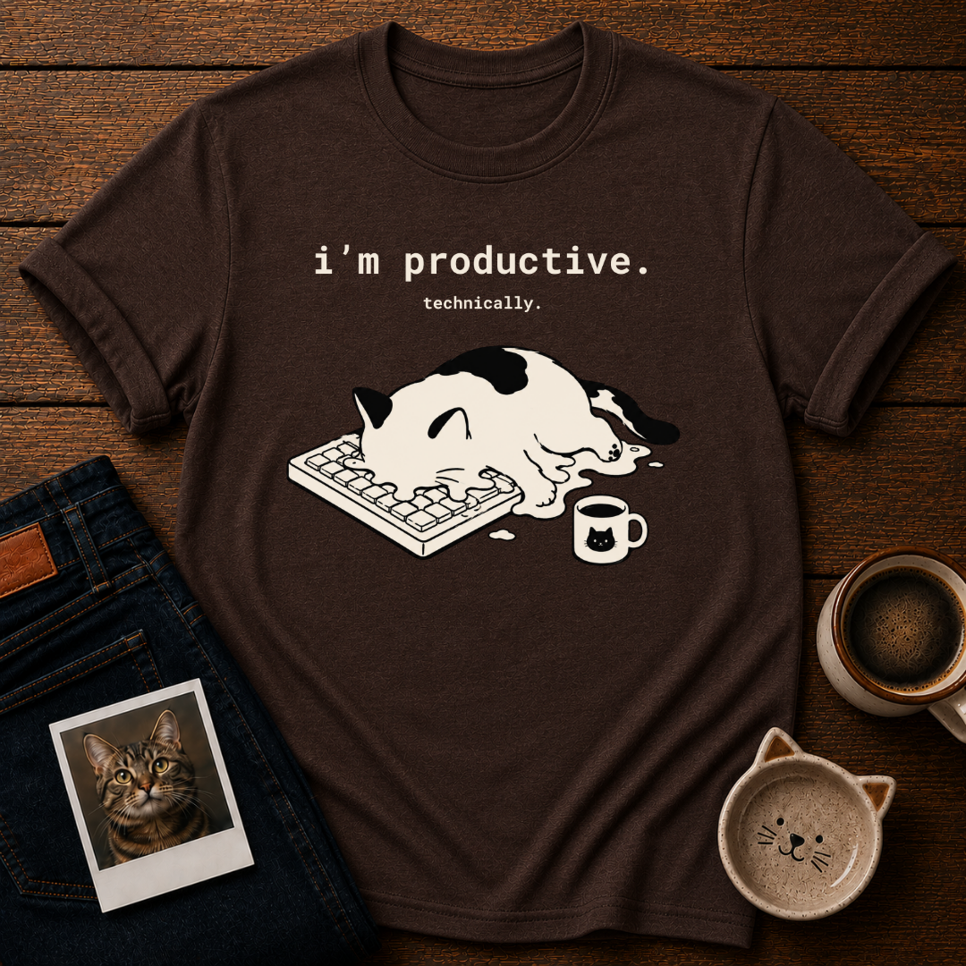 Productive Cat T-Shirt