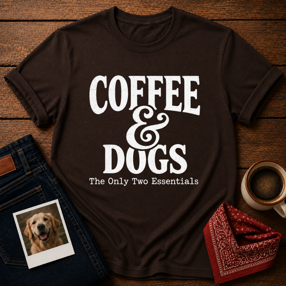 Coffee and Dogs T-Shirt