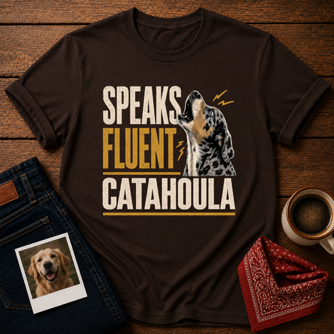 Speaks Fluent Catahoula T-Shirt