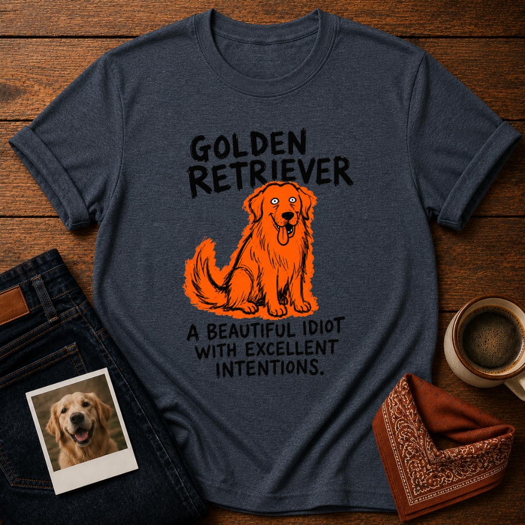 Golden Retriever Logic T-Shirt