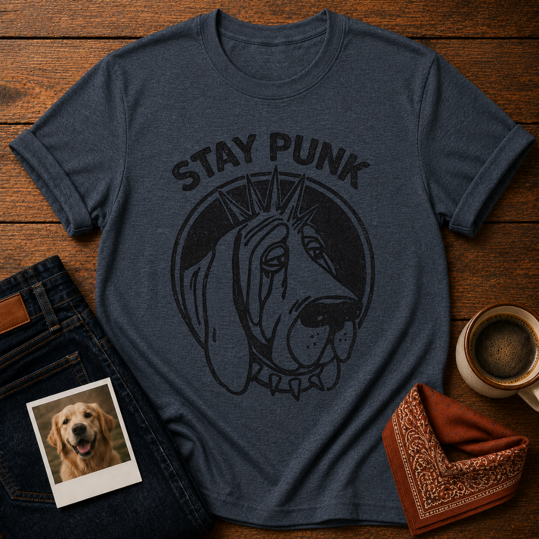Stay Punk Dog T-Shirt