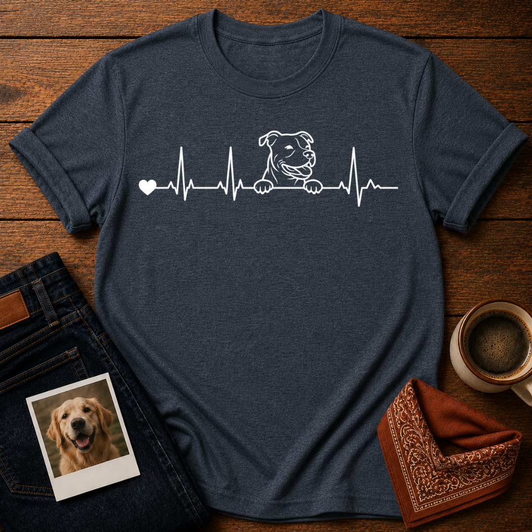 My Heart Beats Dog T-Shirt