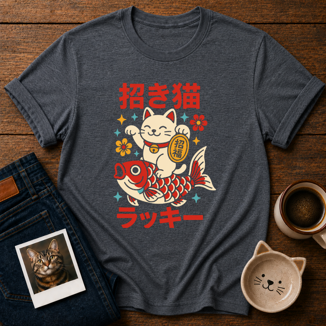 Lucky Maneki Cat T-Shirt