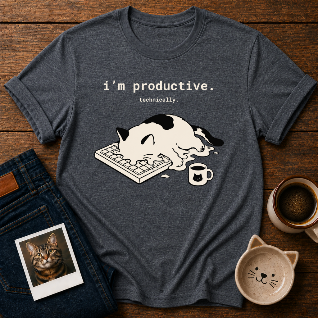 Productive Cat T-Shirt