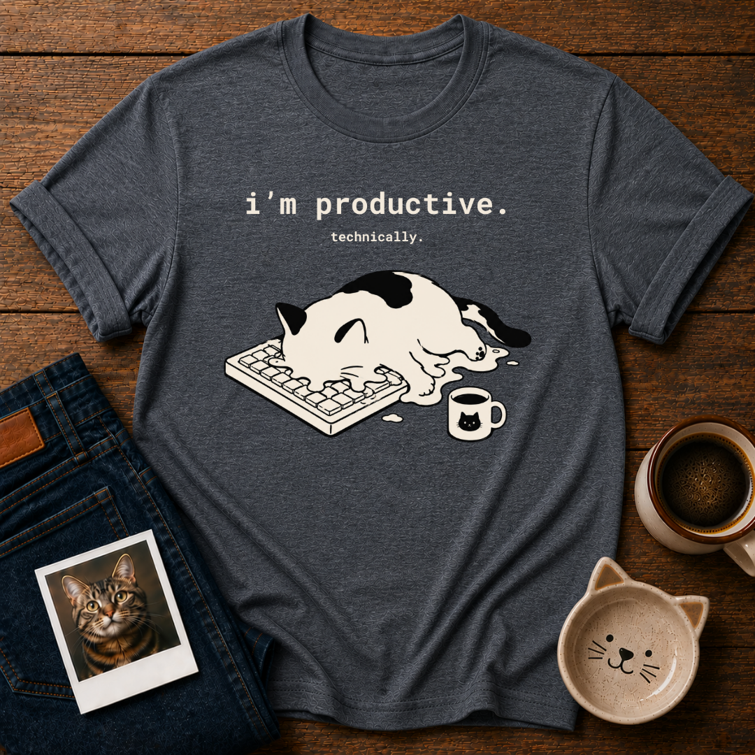 Productive Cat T-Shirt