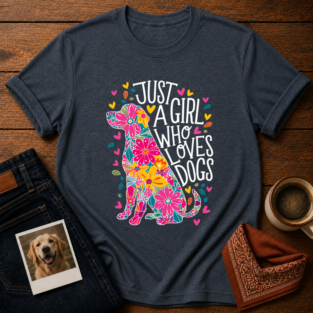 Just A Girl Who Loves Dogs T-Shirt