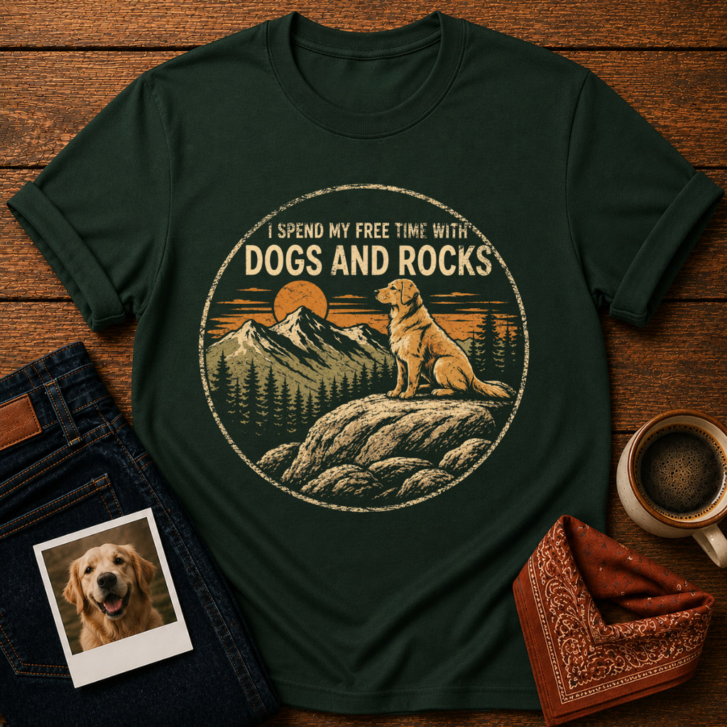 Dogs And Rocks Society T-Shirt