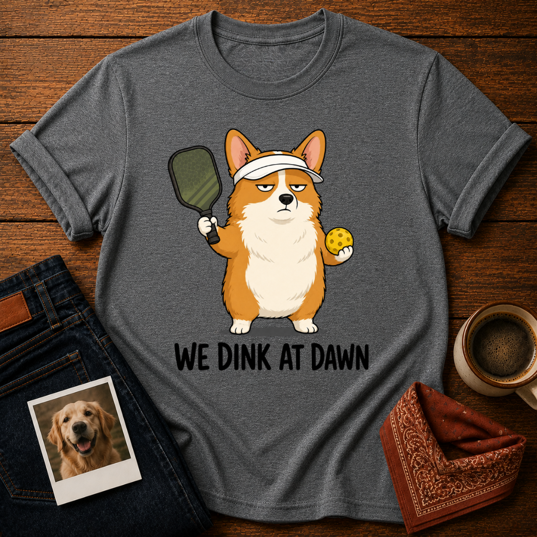 Dink at Dawn Corgi T-Shirt