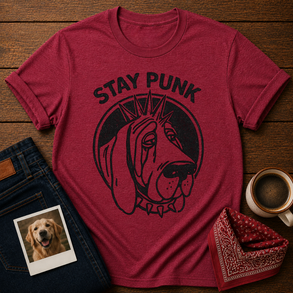 Stay Punk Dog T-Shirt