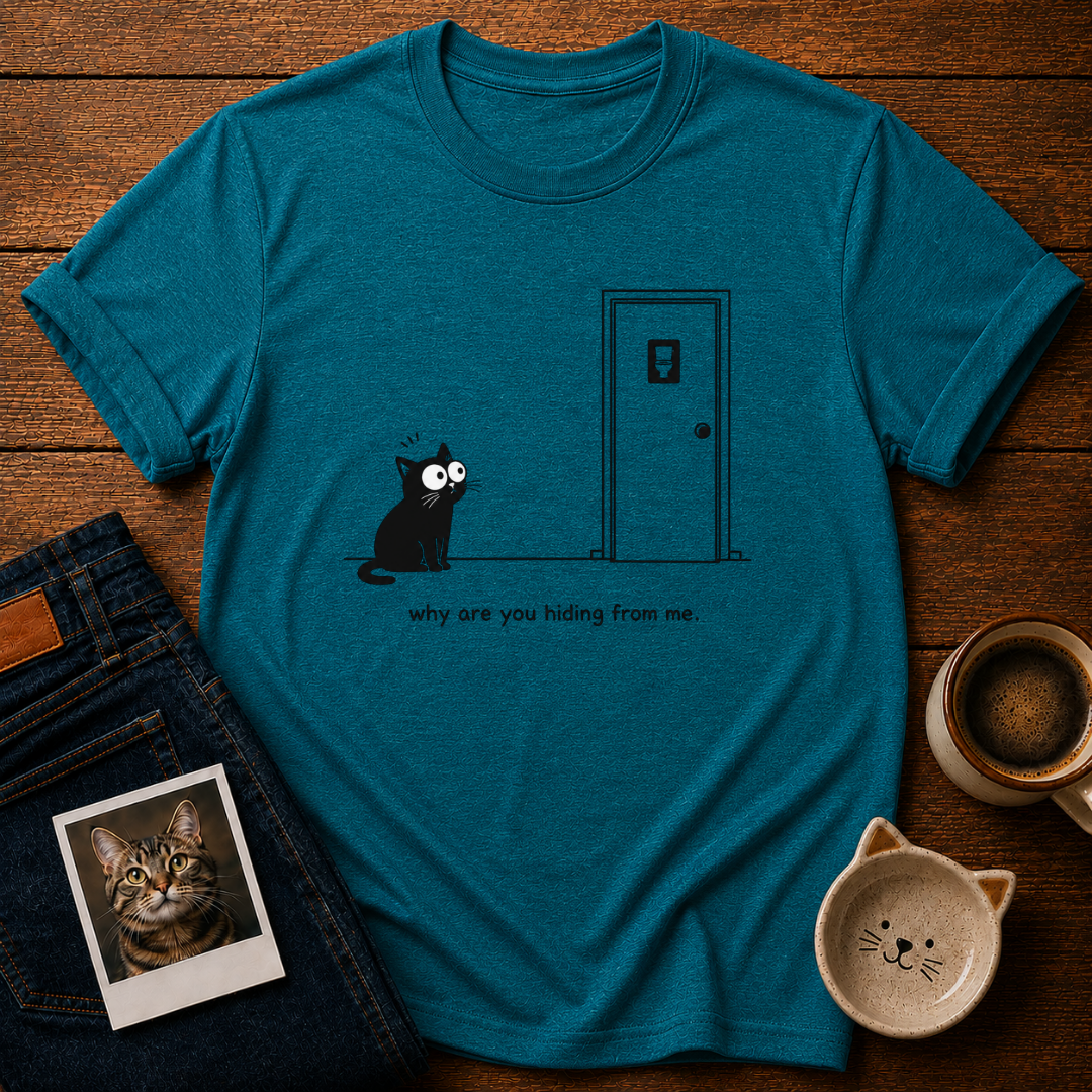 Hiding Cat T-Shirt