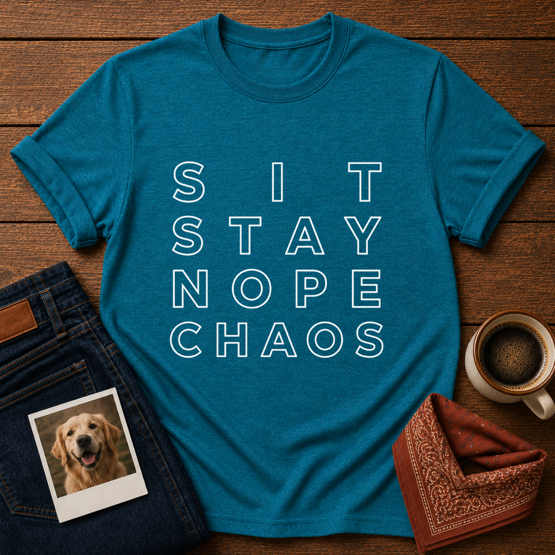 Sit, Stay, Nope T-Shirt
