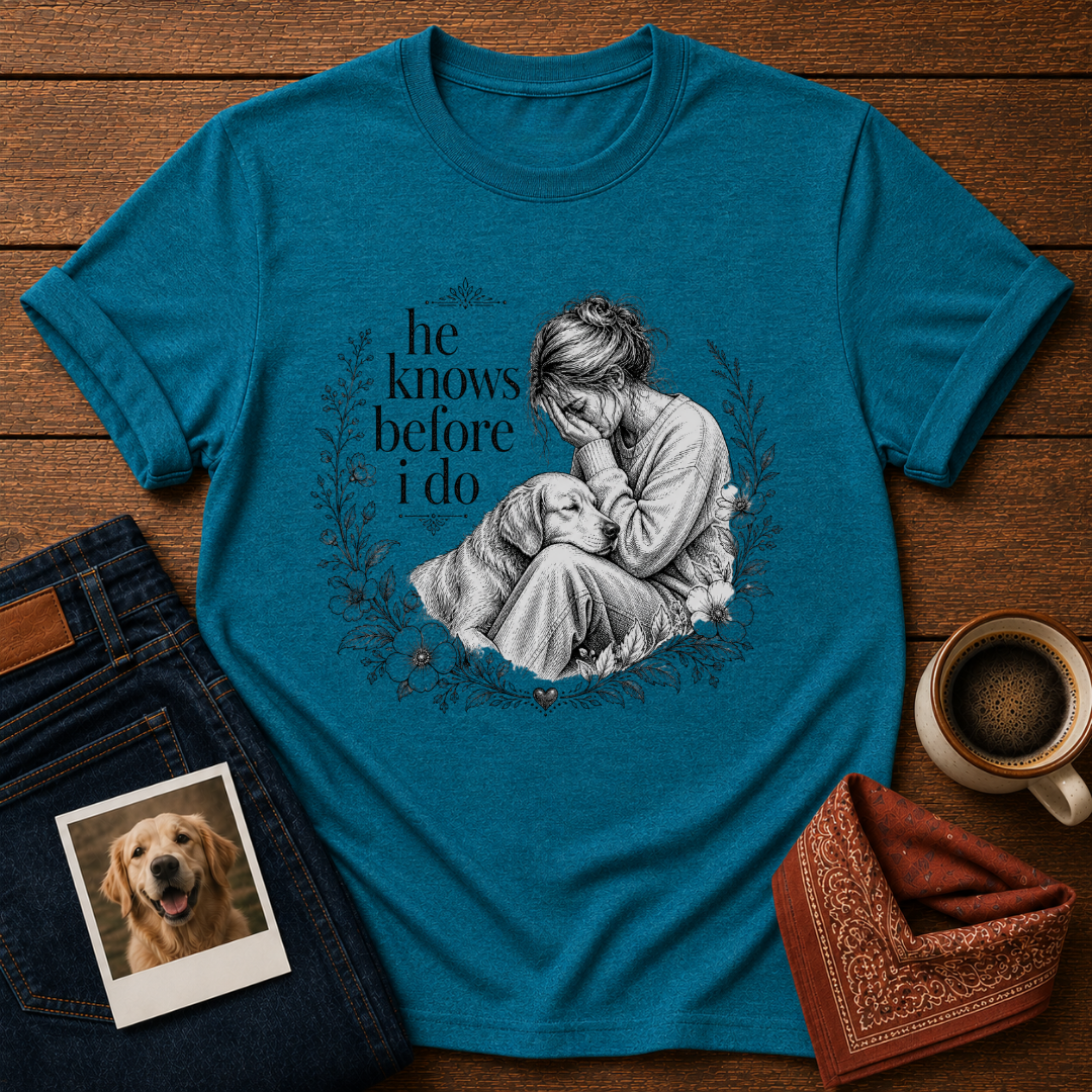 He Knows T-Shirt