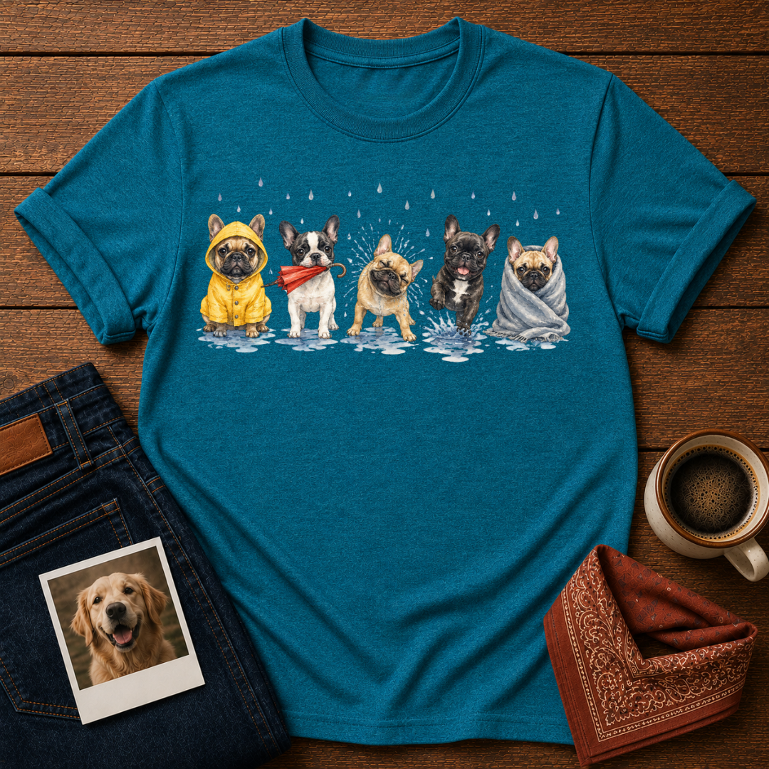 Frenchie Rainy Day T-Shirt