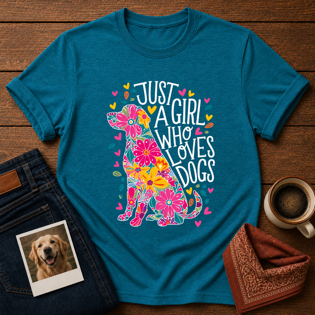 Just A Girl Who Loves Dogs T-Shirt