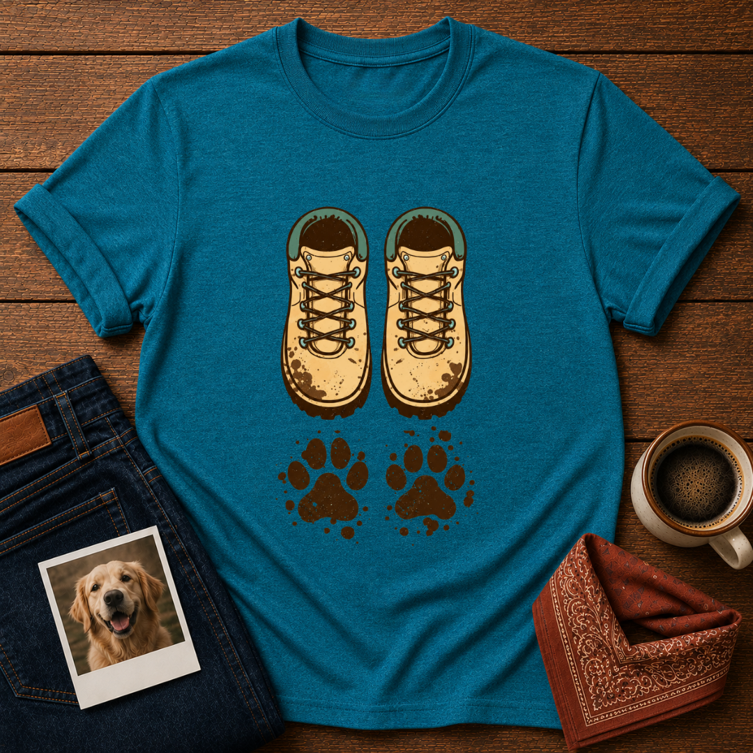 rail Dirt & Dog Prints T-Shirt