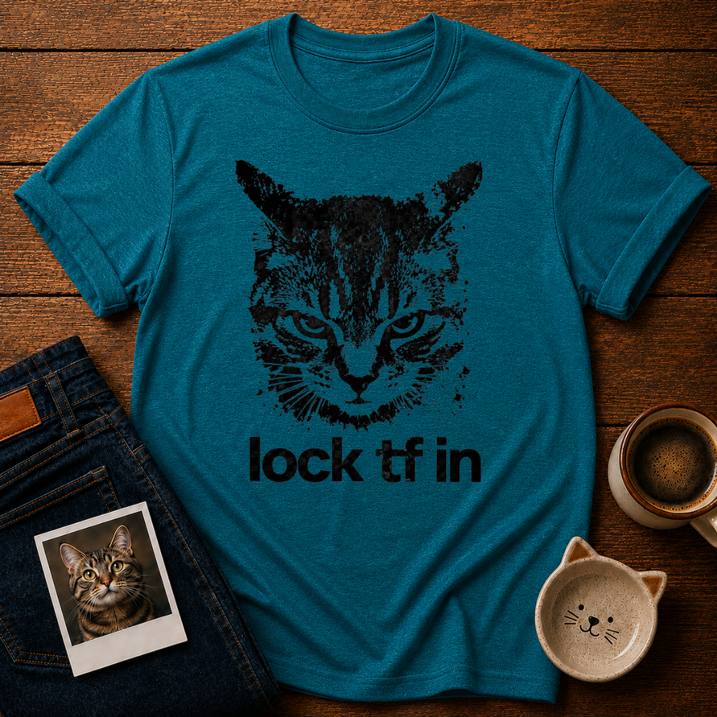 Focused Cat Energy T-Shirt