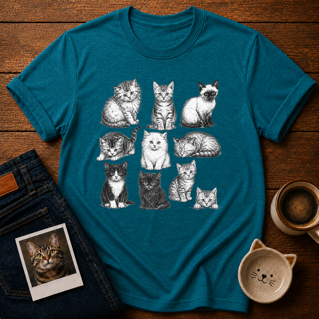 Cute Cats Collection T-Shirt