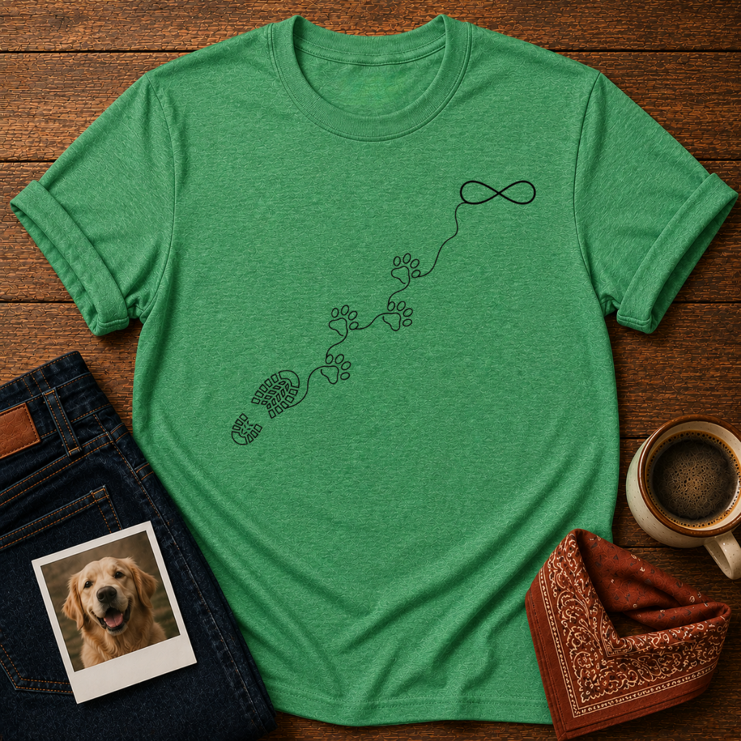 Pawprints Never Leave T-Shirt