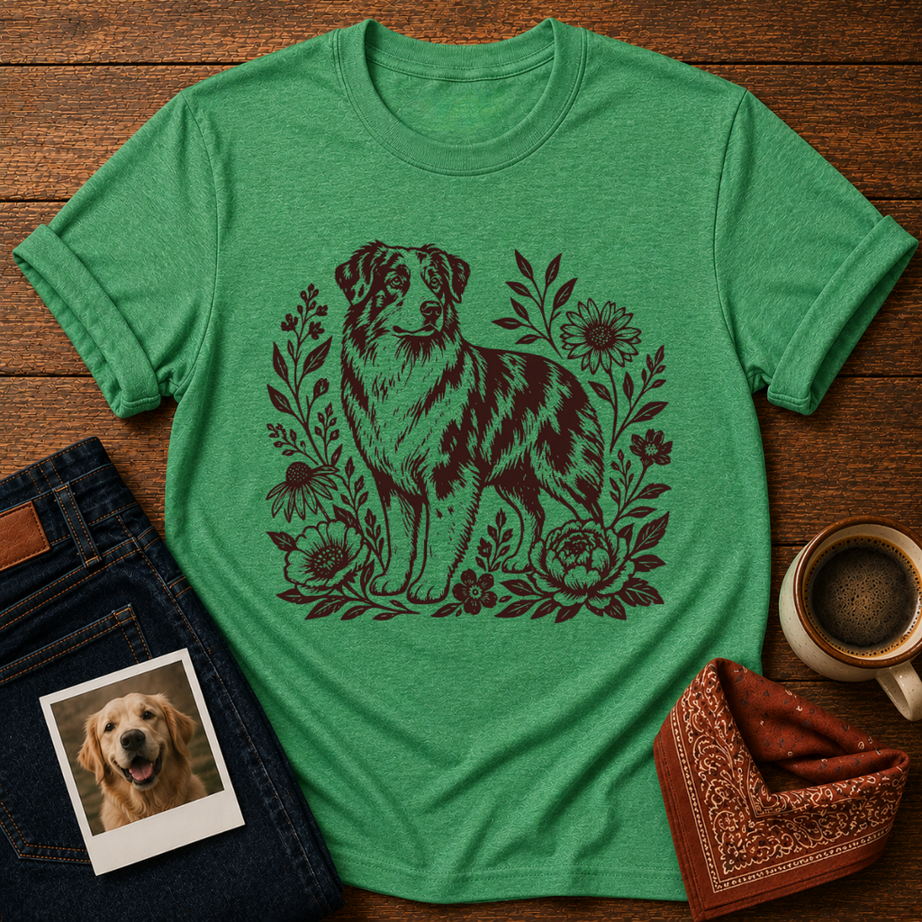Floral Aussie T-Shirt