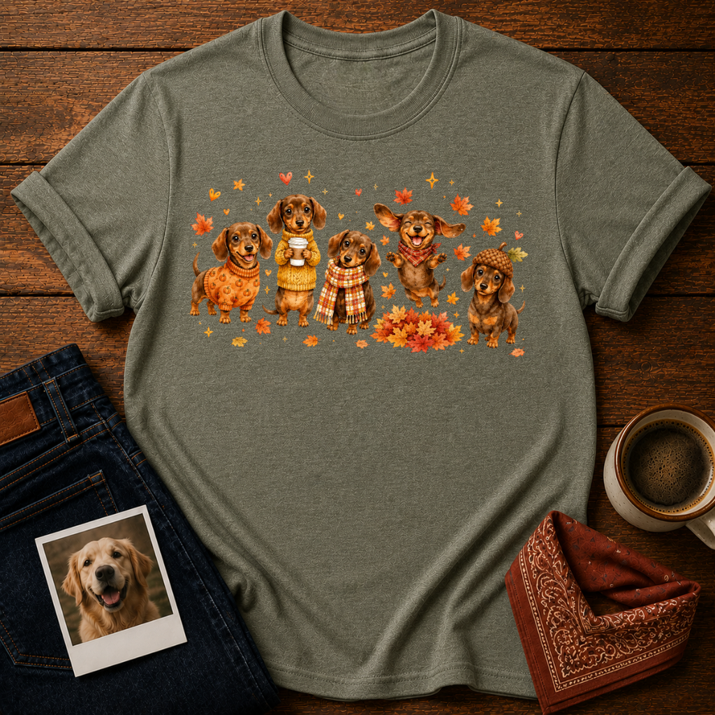 Cozy Dachshund Season T-Shirt