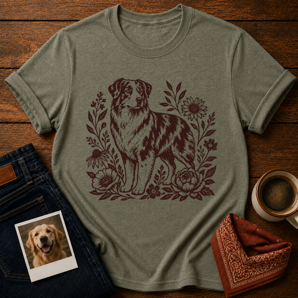 Floral Aussie T-Shirt