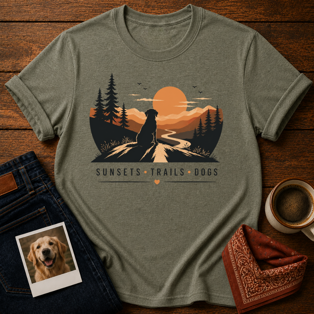 Sunsets, Trails & Dog Hair T-Shirt