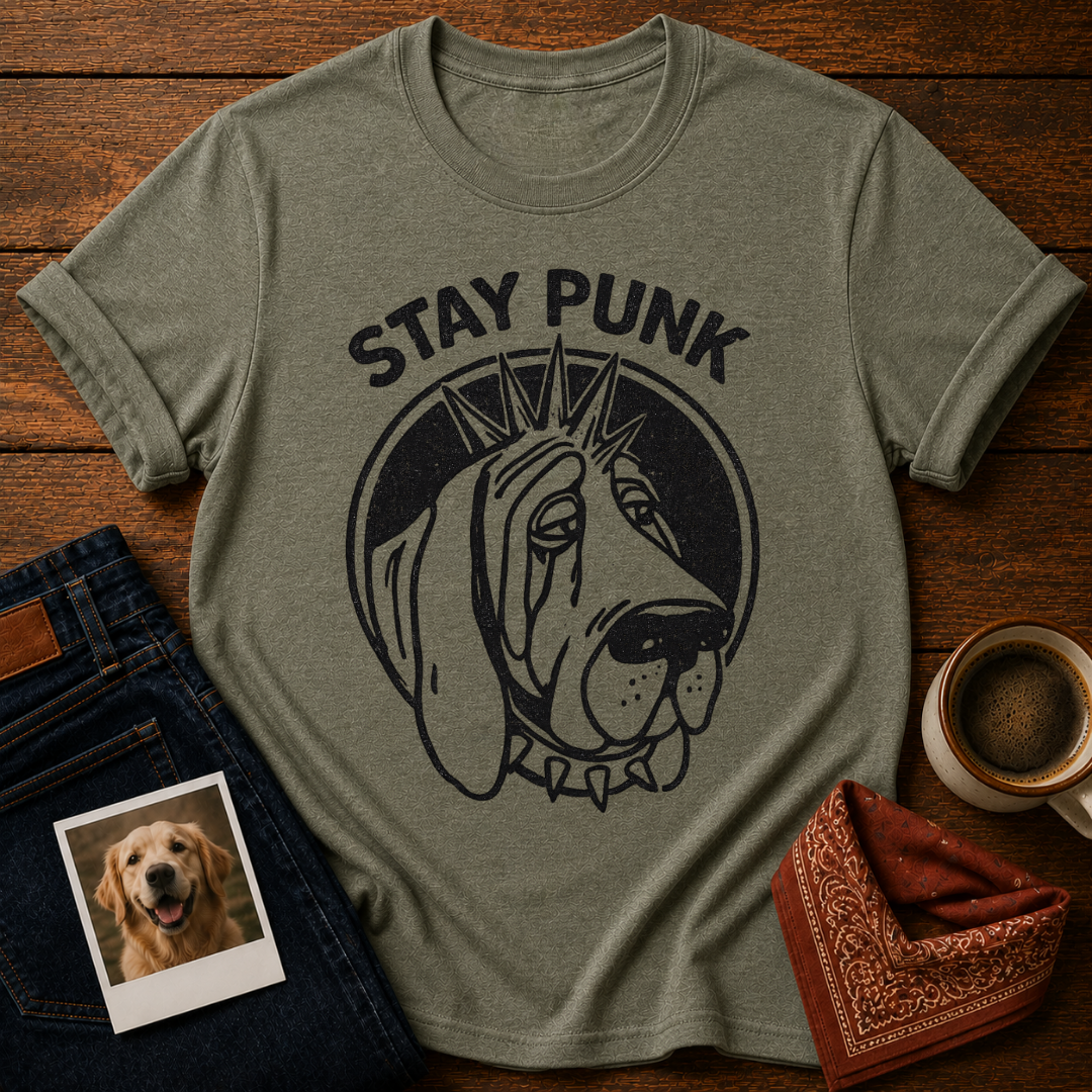 Stay Punk Dog T-Shirt