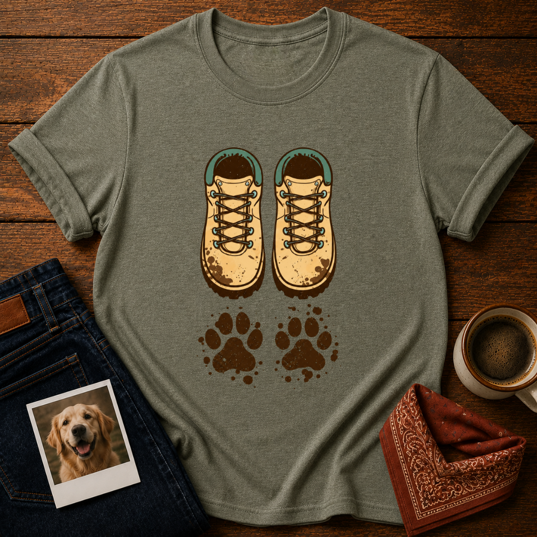 rail Dirt & Dog Prints T-Shirt