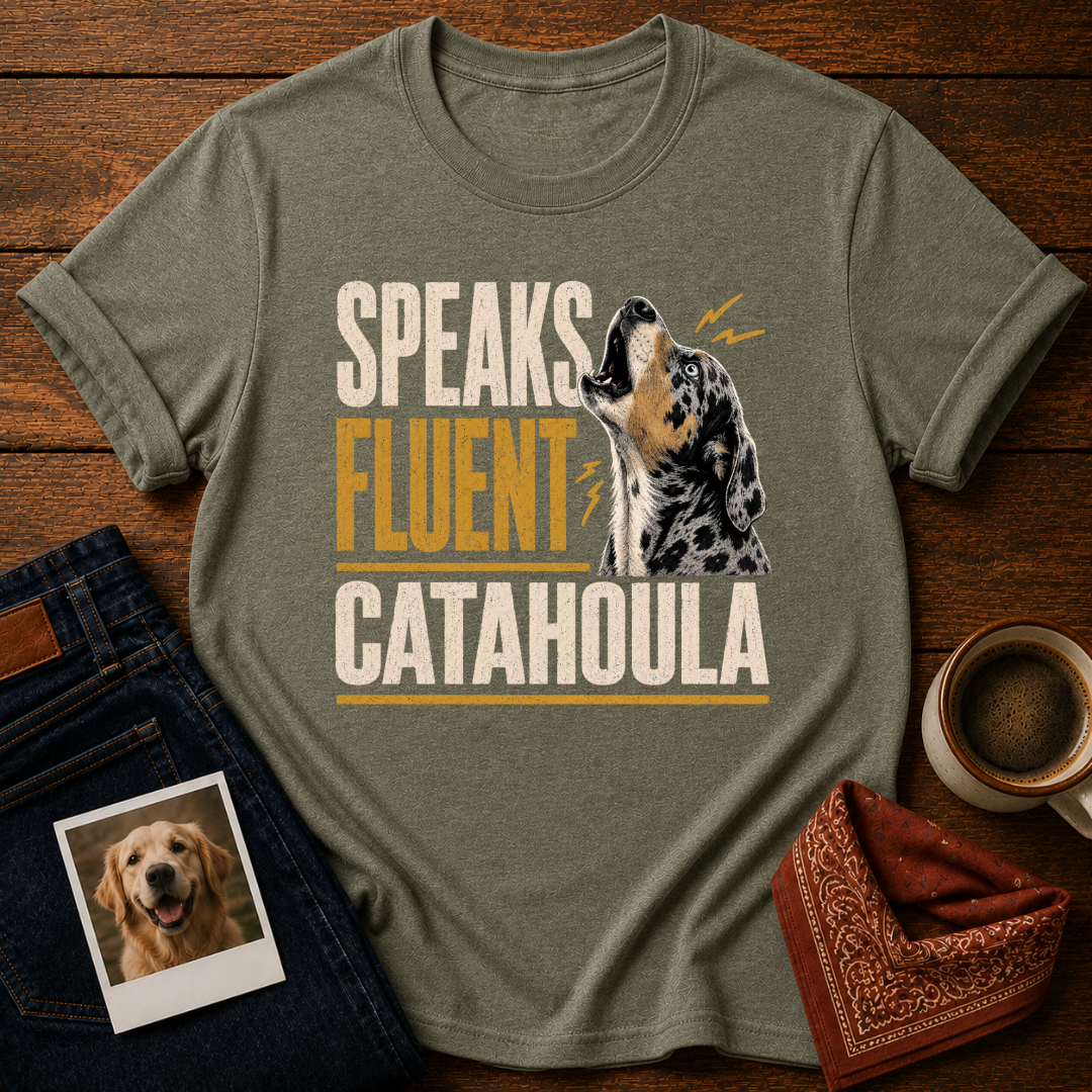 Speaks Fluent Catahoula T-Shirt