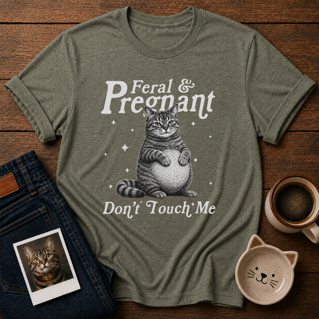 Feral & Pregnant T-Shirt