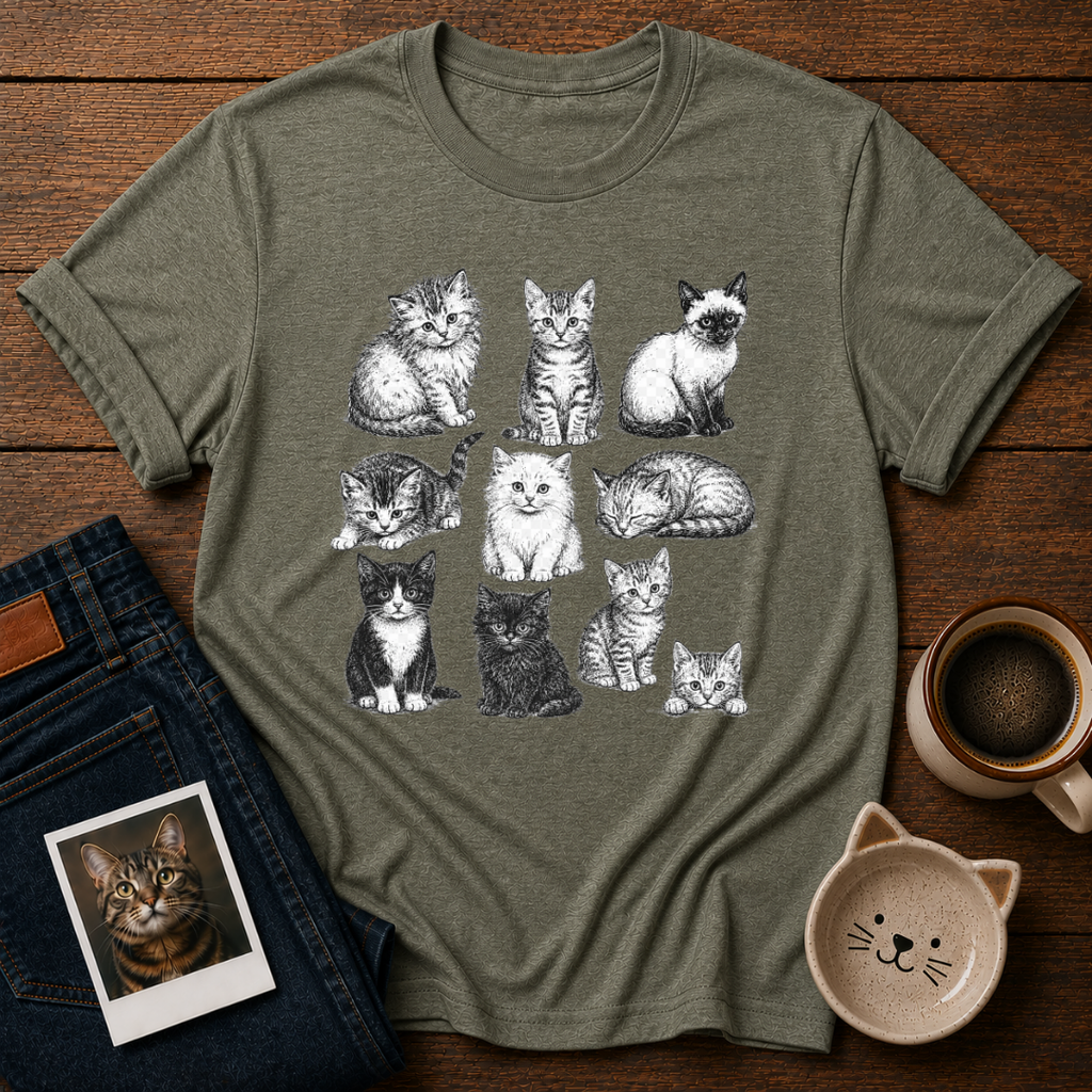 Cute Cats Collection T-Shirt