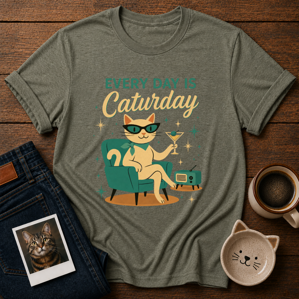 Every Day Is Caturday T-Shirt