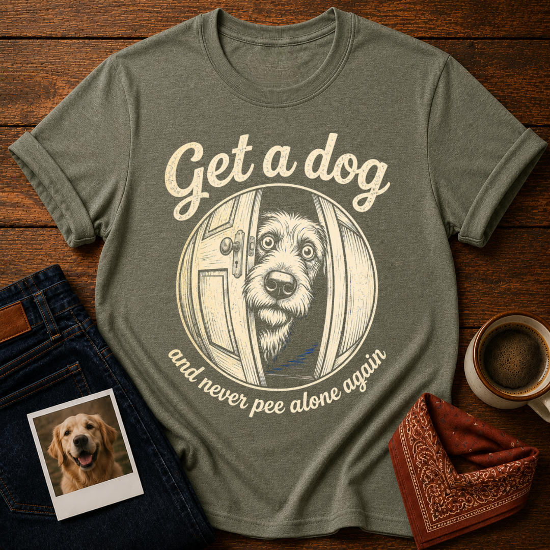 Never Pee Alone Again T-Shirt
