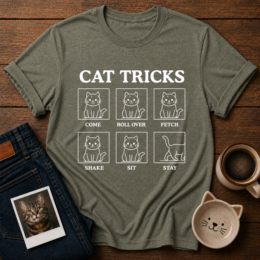 Cat Tricks Don’t Work T-Shirt