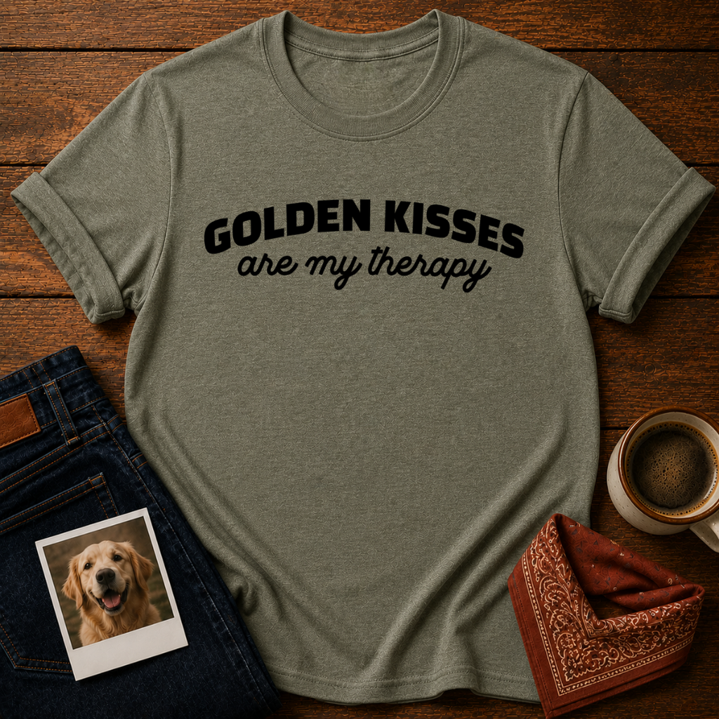 Golden Kisses Are Therapy T-Shirt