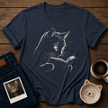 Bookish Cat Energy T-Shirt