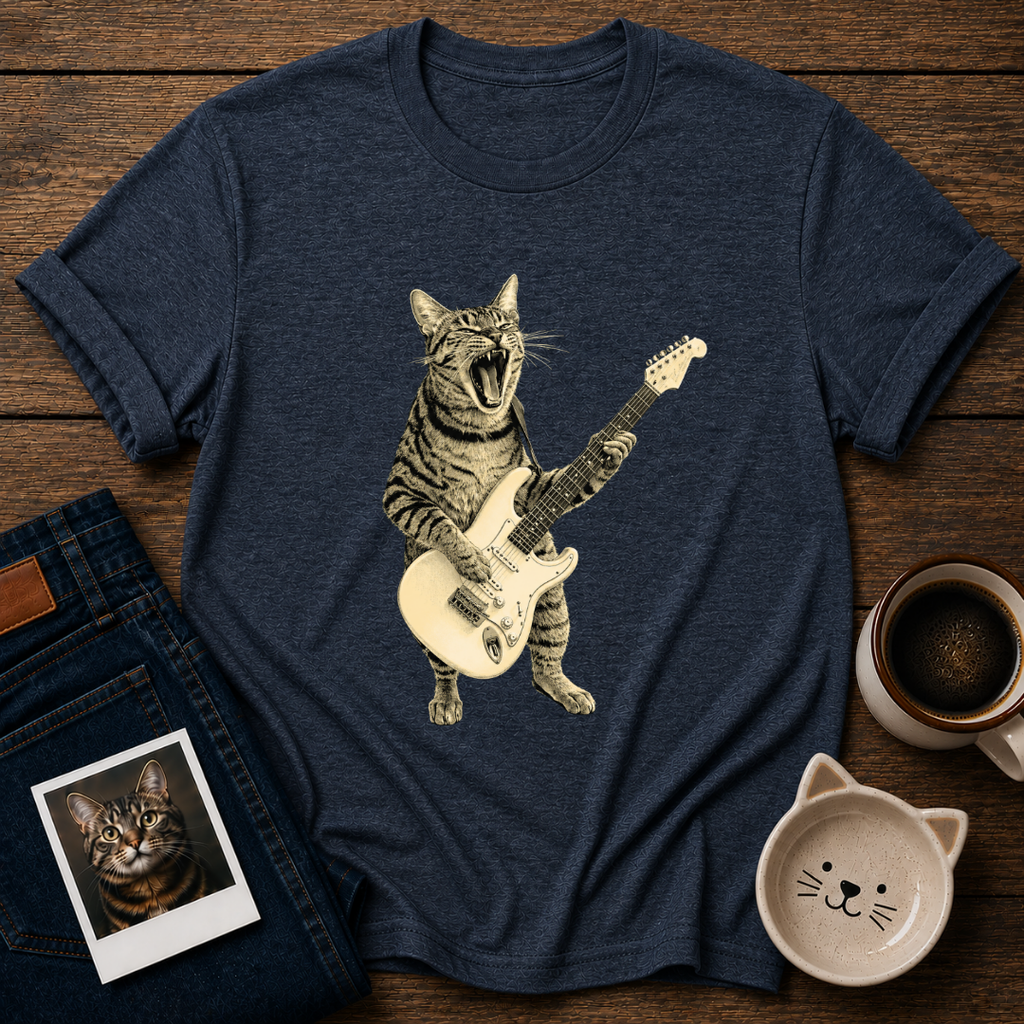 Rockstar Cat T-Shirt