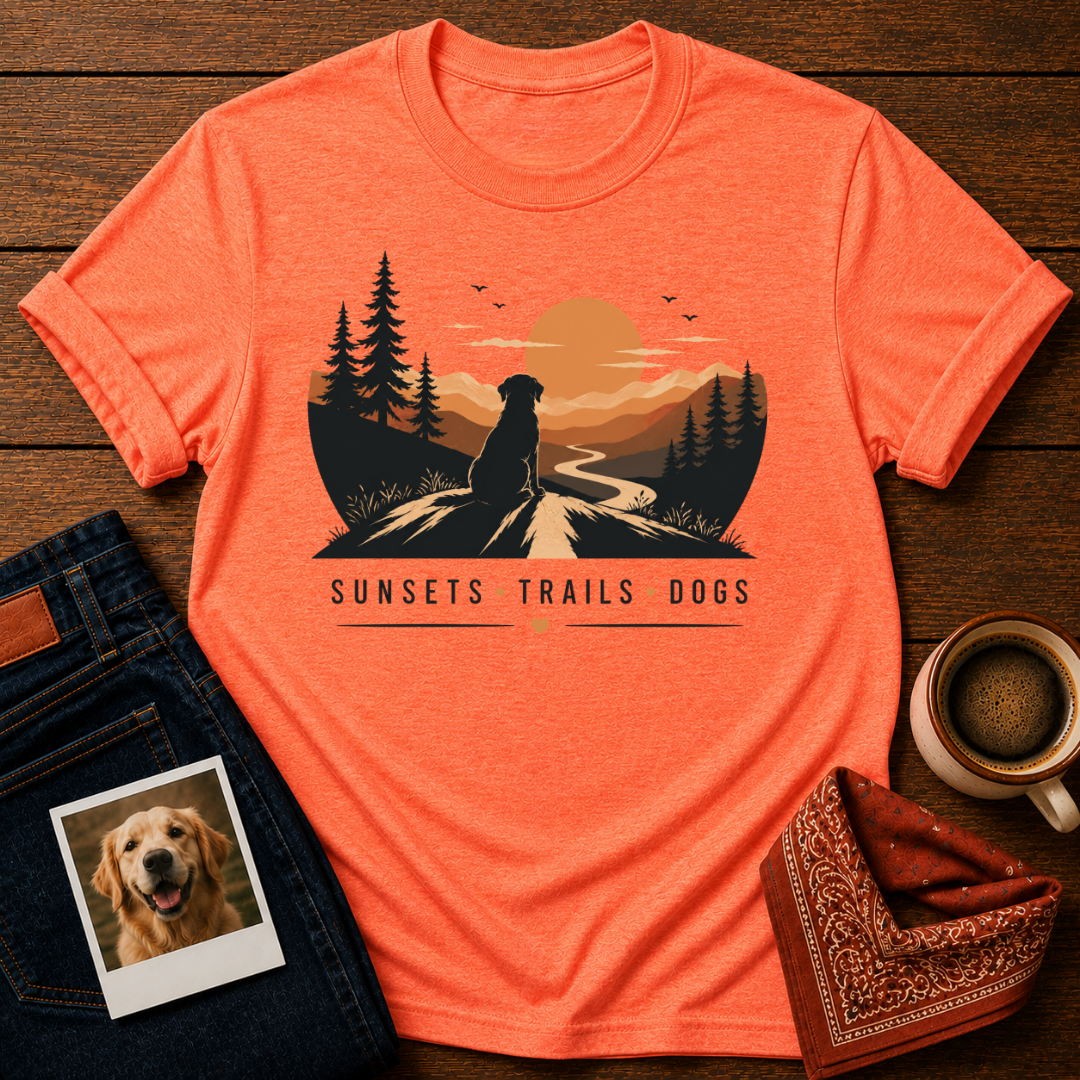 Sunsets, Trails & Dog Hair T-Shirt