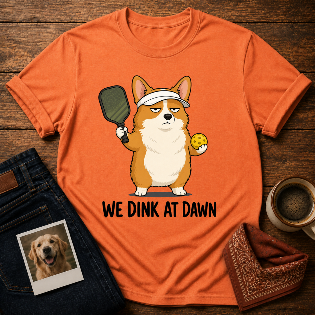 Dink at Dawn Corgi T-Shirt