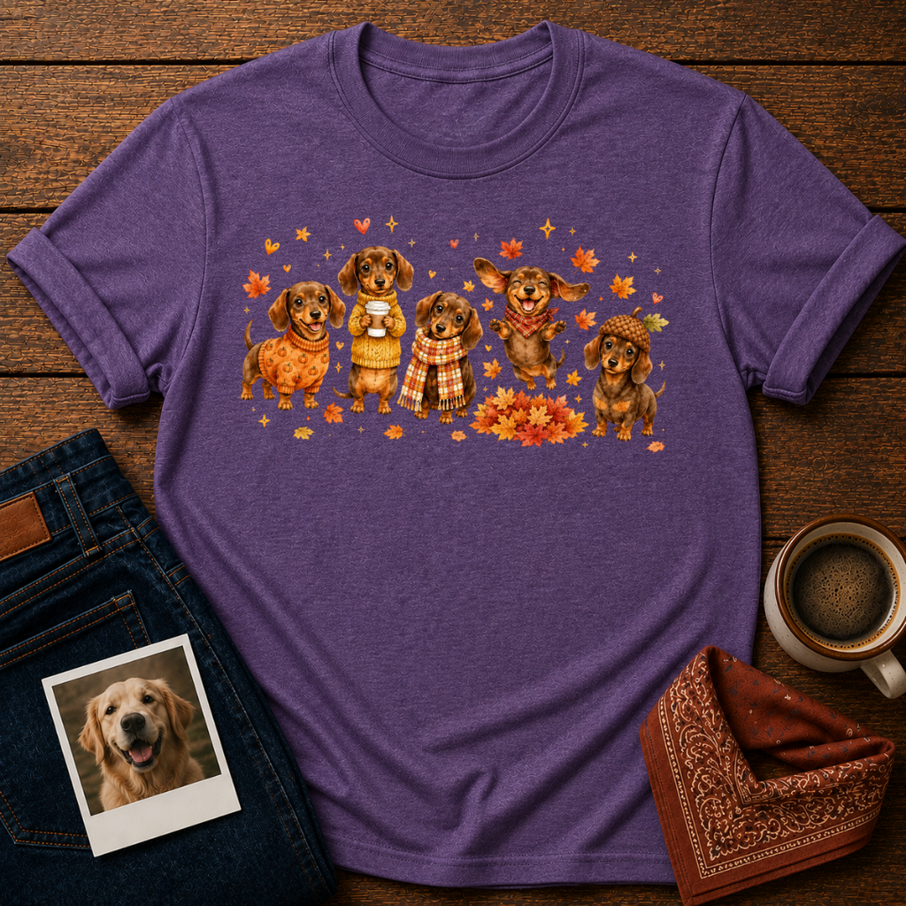 Cozy Dachshund Season T-Shirt