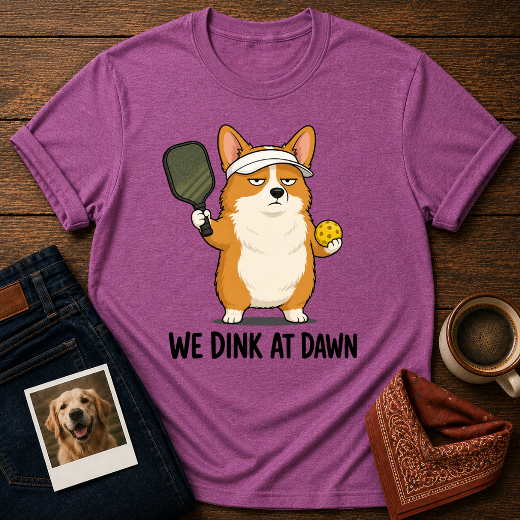 Dink at Dawn Corgi T-Shirt
