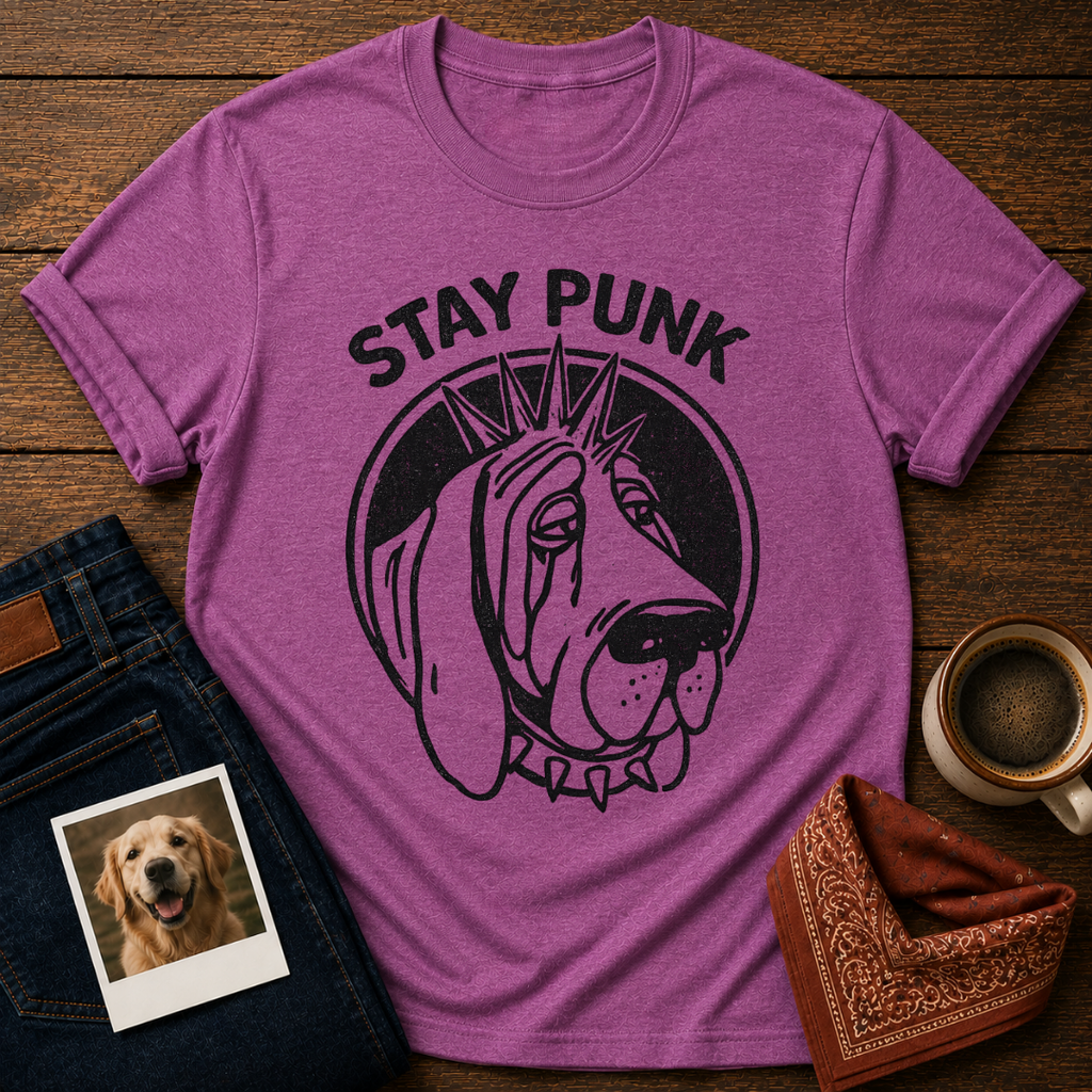 Stay Punk Dog T-Shirt