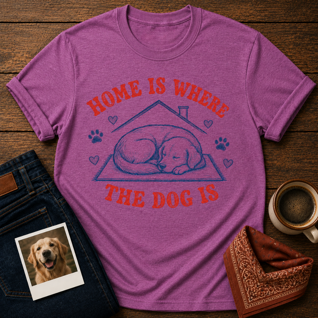 Home is where the dog is T-Shirt